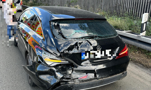 Eins der beteiligten Fahrzeuge.
