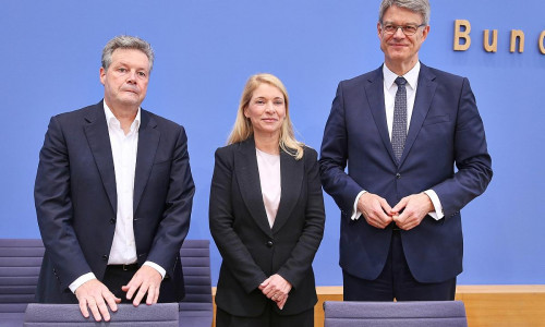 Dirk Rompf, Evelyn Palla und Patrick Schnieder am 22.09.2025