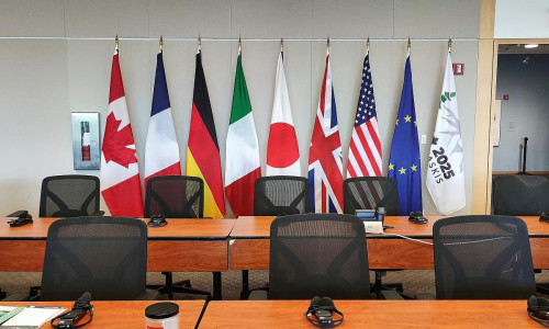 Flaggen der G7-Länder (Archiv)