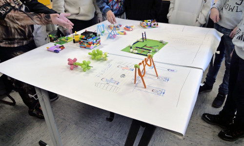 So könnte der Spielplatz Finkenweg bald aussehen. Zumindest wünschen sich das die Kinder.