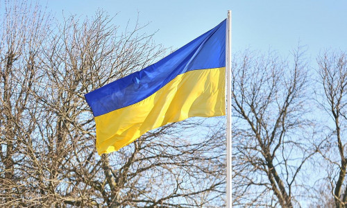 Fahne der Ukraine (Archiv)