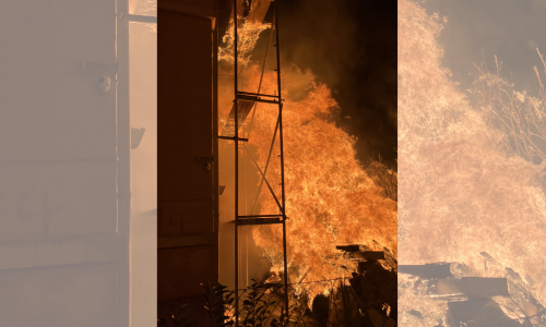 Am Dienstagabend kam es zu einem Brand im Rebenring. 