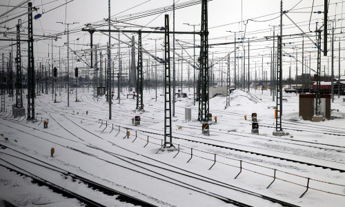 Winter bei der Deutschen Bahn