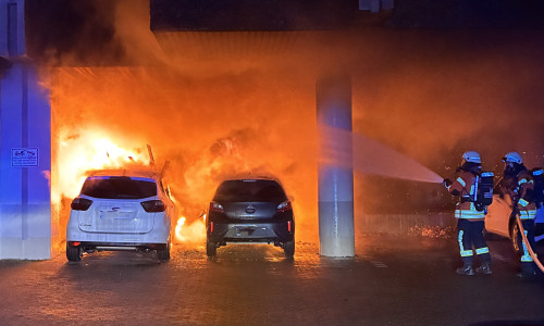 Die Temperaturen erschwerten den Löscheinsatz.