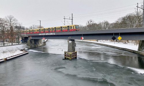 Schnee in Berlin am 09.01.2026