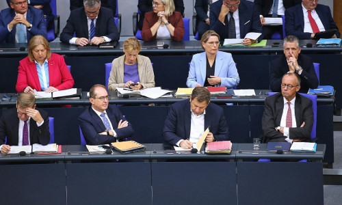 Wichtige Teile der Bundesregierung mit dem Bundeskanzler (Archiv)