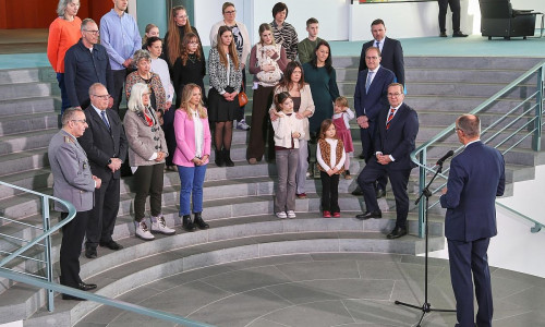 Empfang der Familienangehörigen am 20.01.2026