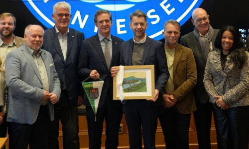 Neben dem Kennenlernen der Stadt und offiziellen Gesprächen mit der Stadtspitze, standen auch zahlreiche Fachbesuche auf dem Programm.