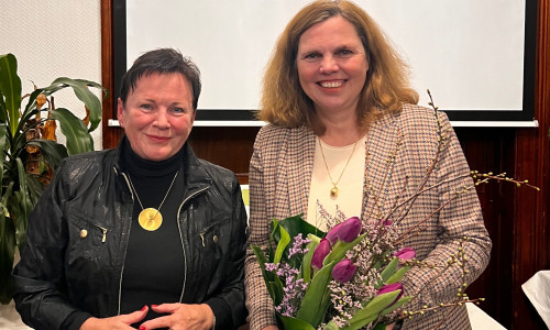 Übergabe des Präsidentinnenamtes von Karin Babke-Hauk an Helga Berendsen.