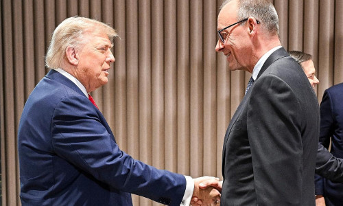 Donald Trump und Friedrich Merz (Archiv)