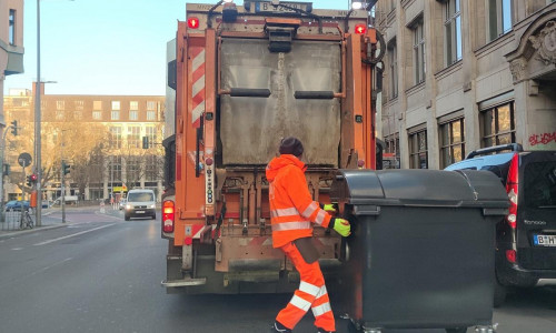 Berliner Stadtreinigung im Einsatz (Archiv)