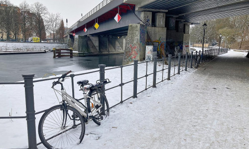 Schnee in Berlin am 09.01.2026