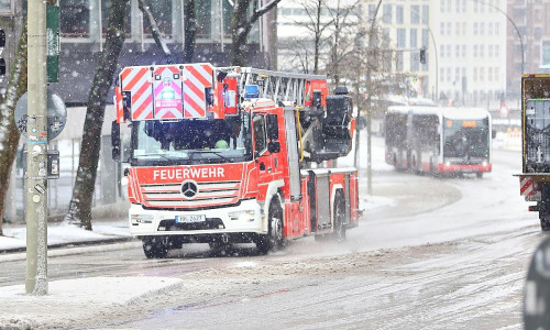 Feuerwehr in Hamburg am 26.01.2026