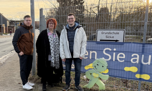Björn Försterling (li.), Bettina Otte-Kotulla und Max Weitemeier.