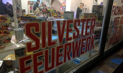 Verkauf von Silvester-Feuerwerk
