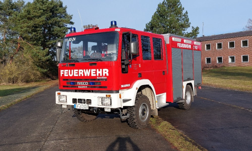 Das Löschfahrzeug, das bei IAV stationiert werden soll.