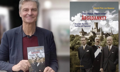 Heinrich Prinz von Hannover stellt sein Buch vor.