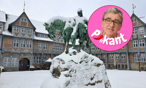 Hier im Wolfenbütteler Rathaus saß unser Kolumnist Thomas Pink 15 Jahre lang auf dem Chefsessel.