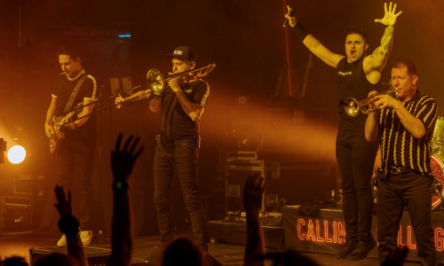 Die Ska-Band The Busters überzeugte das Publikum im westand.