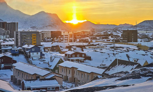 Nuuk auf Grönland am 20.01.2026