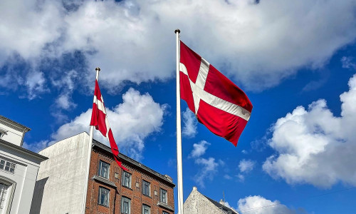 Dänemark Fahnen (Archiv)