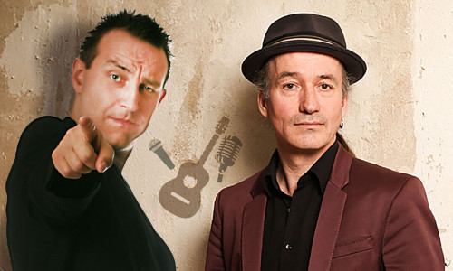 Roland Scull, Gründungsmitglied von bluenote, und "Pete The Beat" Peter Wehrmann bilden das Incredible Duo.