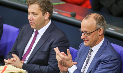 Lars Klingbeil und Friedrich Merz am 29.01.2026