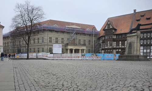 Archivbild vom Braunschweiger Burgplatz.