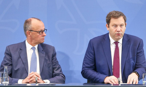 Friedrich Merz und Lars Klingbeil (Archiv)