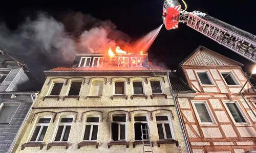 Das Feuer konnte nur noch von außen bekämpft werden.