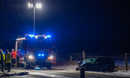 Eines der beiden Unfallfahrzeuge.