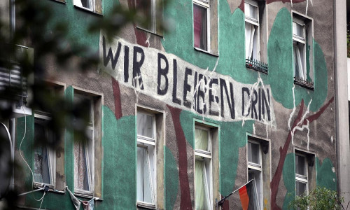 Besetztes Haus in Berlin-Kreuzberg (Archiv)