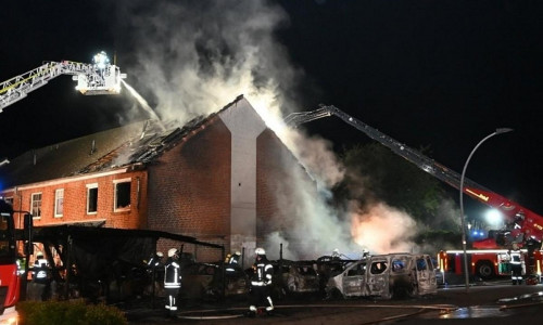 Brand in Zeven (Archiv)