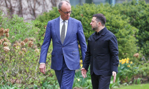 Friedrich Merz und Wolodymyr Selenskyj (Archiv)