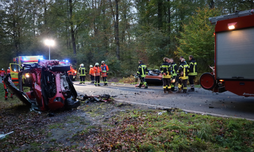 Auf der K13 kam es am Montag zu einem tödlichen Unfall.
