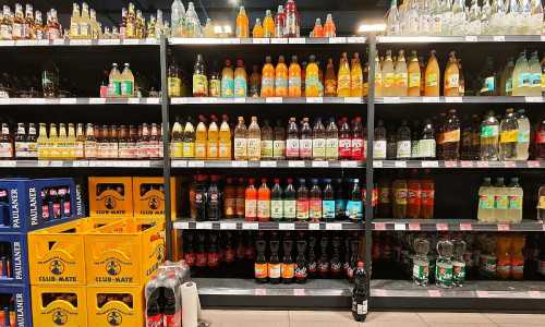 Limonaden im Supermarkt am 14.10.2026
