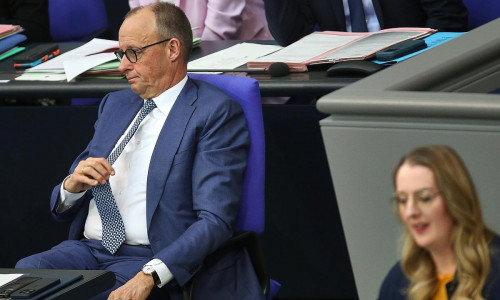Friedrich Merz und Katharina Dröge (Archiv)