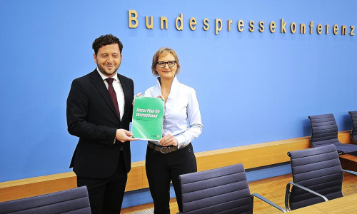 Felix Banaszak und Franziska Brantner am 08.10.2026