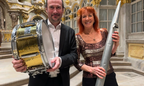 Matthias Grünert und Babette Haag.
