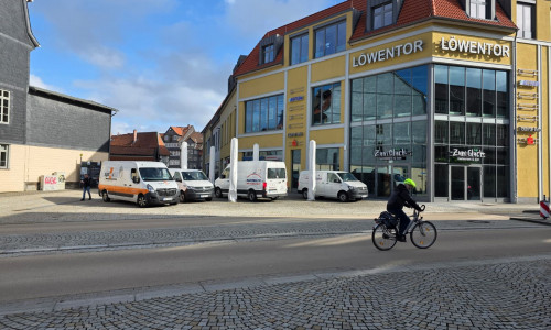 Am Löwentor tut sich was.