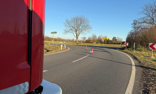 Ölspur auf der K51 zwischen Wiedenrode und Fernhavekost (Archiv)