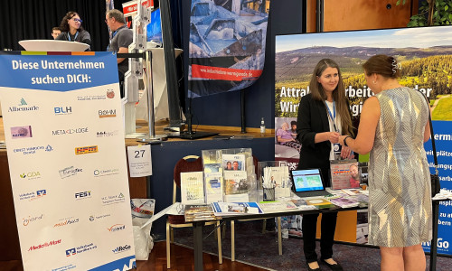 Das WiReGo-Team vertritt Unternehmen aus Goslar auf Jobmessen der Region.