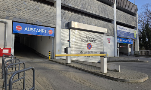 Das Parkhaus Löwentor wird bald umgerüstet.