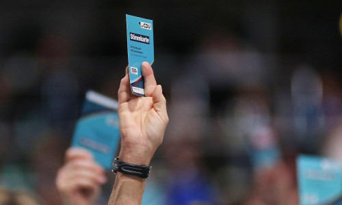 Abstimmung auf CDU-Parteitag am 20.02.2026