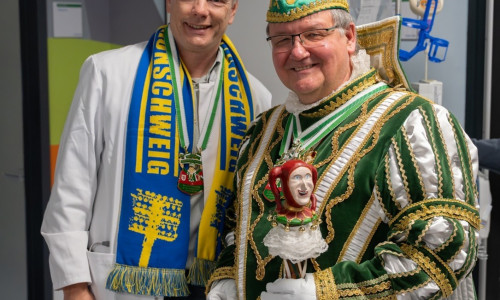 Prinz Andreas II. besuchte das Klinikum Braunschweig.