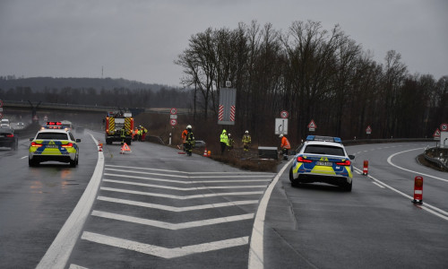 Am Sonntag kam es auf der A7 zu einem schweren Unfall. 
