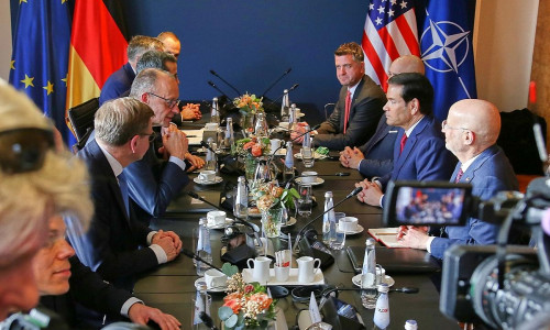 Treffen zwischen deutscher und US-Delegation mit Merz und Rubio am 13.02.2026