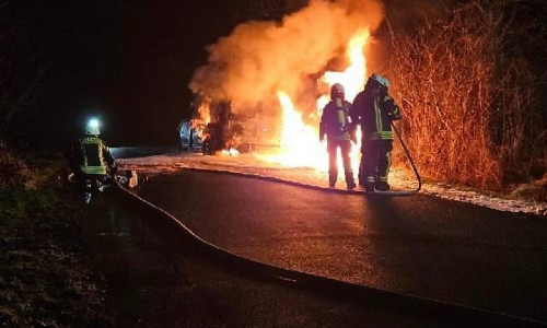 PKW Brand Bad Bederkesa (Archiv)