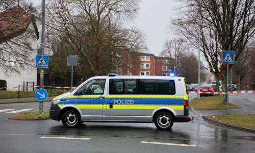 Der Bereich um den Hans-Böckler-Ring wurde weiträumig abgesperrt.