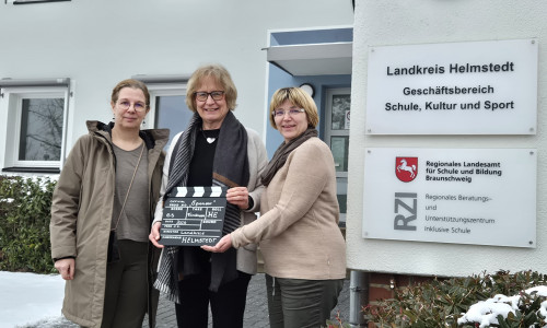 Ines Friede (NLQ), Ulla Grajcar und Ulrike Thier (beide Landkreis Helmstedt, Geschäftsbereich Schule) (v. li.).